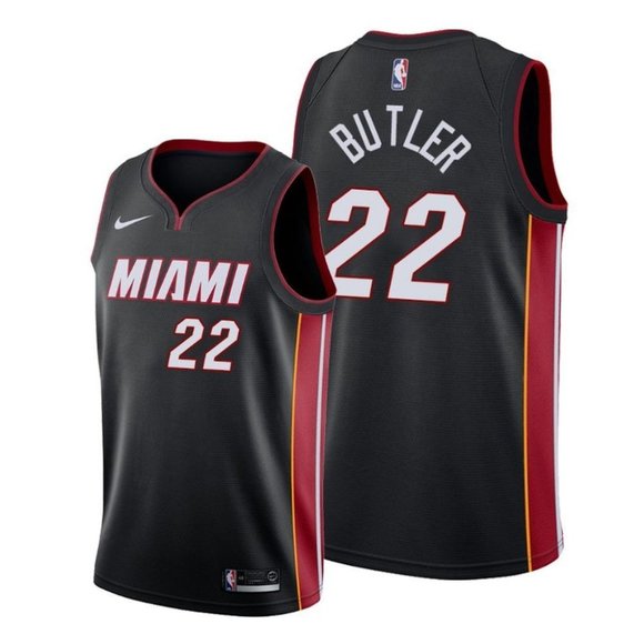 miami heat black and red jersey